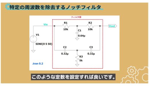 Notch frequency constant