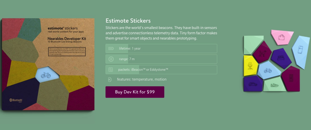 estimote sticker  