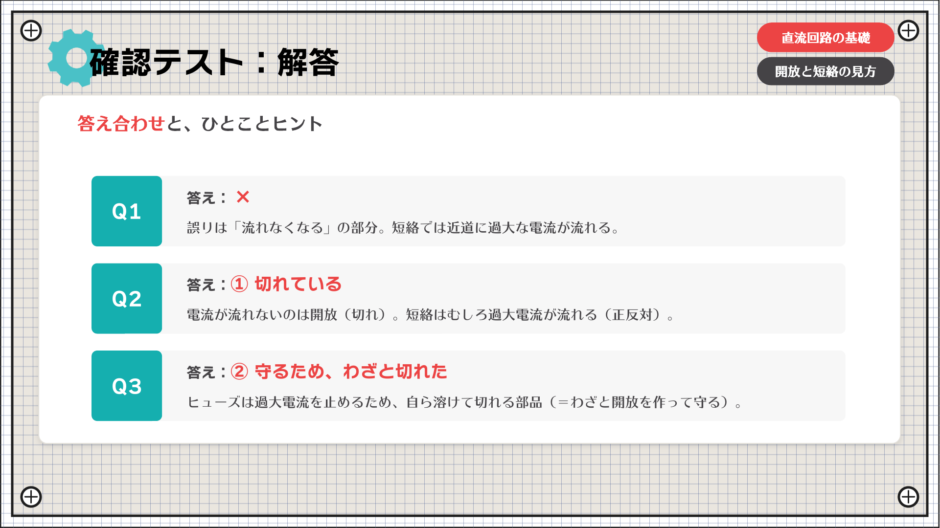 確認テスト:解答